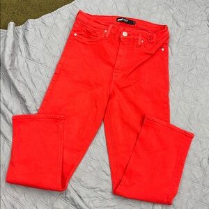 Hudson Vibrant Red Jeans
Perfect Condition